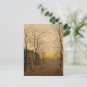 John Atkinson Grimshaw - ein Herbst-Idyll Postkarte (Stehend Vorderseite)