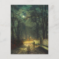 John Atkinson Grimshaw Eine mondbeleuchtete Spur 1