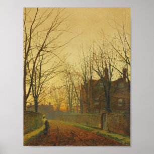 John Atkinson Grimshaw - Ende Oktober Poster