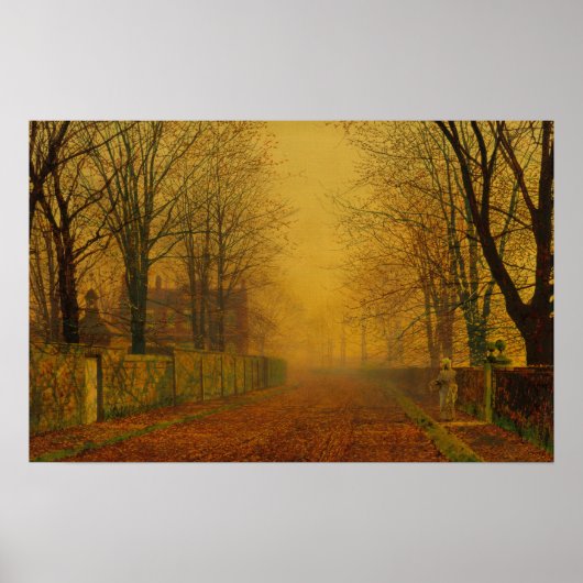 John Atkinson Grimshaw Evening glow CC0871 Poster (Vorne)