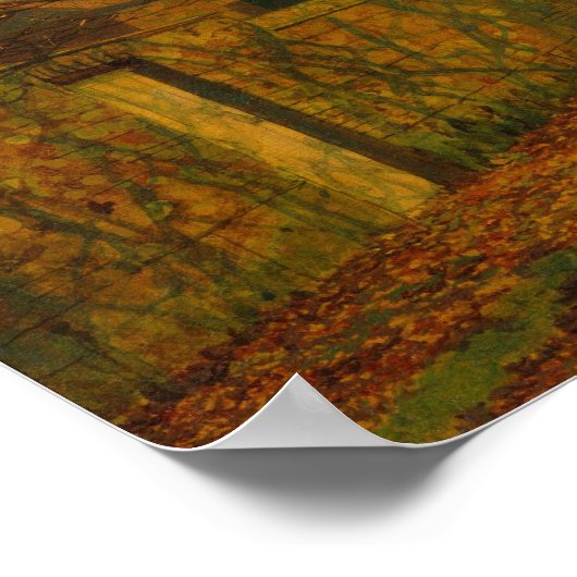 John Atkinson Grimshaw Evening glow CC0871 Poster (Ecke)