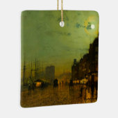John Atkinson Grimshaw Glasgow Docks Keramikornament (Rechts)