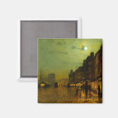 John Atkinson Grimshaw Glasgow Docks Magnet (Vorderseite/Rückseite)