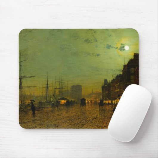 John Atkinson Grimshaw Glasgow Docks Mousepad (Mit Mouse)