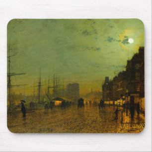 John Atkinson Grimshaw Glasgow Docks Mousepad