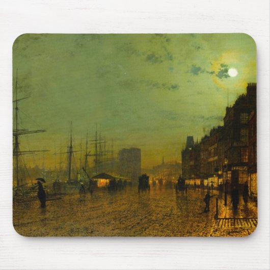 John Atkinson Grimshaw Glasgow Docks Mousepad (Vorne)