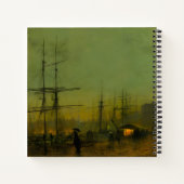 John Atkinson Grimshaw Glasgow Docks Notizblock (Rückseite)
