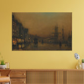 John Atkinson Grimshaw - Glasgow Leinwanddruck (Insitu (Wohnzimmer))