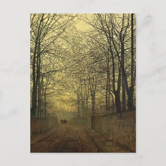 John Atkinson Grimshaw - Gold im Oktober Postkarte (Vorderseite)