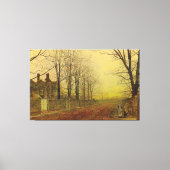 John Atkinson Grimshaw - Herbstlicher Ruhm  Leinwanddruck (Vorderseite)