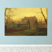 John Atkinson Grimshaw - Herbstmorgen Leinwanddruck (Insitu (Holzboden))