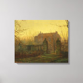 John Atkinson Grimshaw - Herbstmorgen Leinwanddruck (Vorderseite)