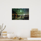 John Atkinson Grimshaw in Peril Poster (Küche)