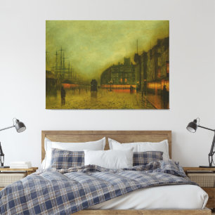 John Atkinson Grimshaw - Liverpool Docks  Leinwanddruck