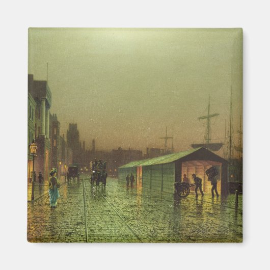 John Atkinson Grimshaw | Liverpool Docks Magnet (Vorne)