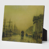 John Atkinson Grimshaw | Liverpool Docks Zoll H Fotoplatte (Seite)