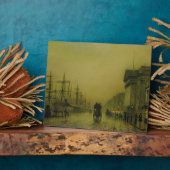 John Atkinson Grimshaw | Liverpool Docks Zoll H Fotoplatte (Seite)