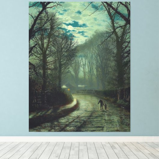 John Atkinson Grimshaw - Nearing home  Leinwanddruck (Insitu (Holzboden))