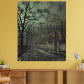 John Atkinson Grimshaw - November Leinwanddruck (Insitu (Wohnzimmer))