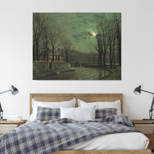 John Atkinson Grimshaw - November Mondlicht Leinwanddruck