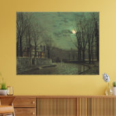 John Atkinson Grimshaw - November Moonlight  Leinwanddruck (Insitu (Wohnzimmer))