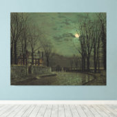 John Atkinson Grimshaw - November Moonlight  Leinwanddruck (Insitu (Holzboden))