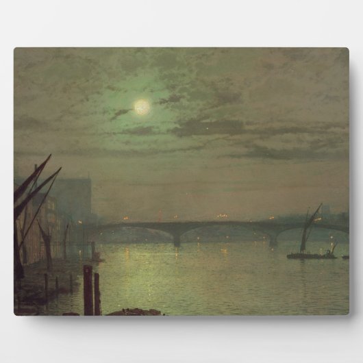 John Atkinson Grimshaw | Southwark Bridge, 1882 (o Fotoplatte (Vorderseite)