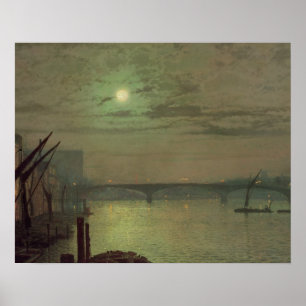 John Atkinson Grimshaw   Southwark Bridge, 1882 (o Poster