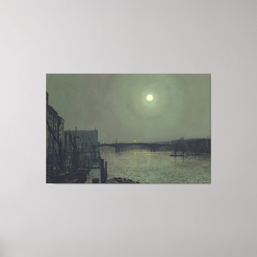 John Atkinson Grimshaw - Southwark Bridge by Moon Leinwanddruck (Vorderseite)