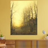John Atkinson Grimshaw - Später Herbst Leinwanddruck (Insitu (Wohnzimmer))