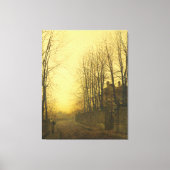 John Atkinson Grimshaw - Später Herbst Leinwanddruck (Vorderseite)