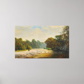 John Atkinson Grimshaw - Stepping Stones, Bolton  Leinwanddruck (Vorderseite)