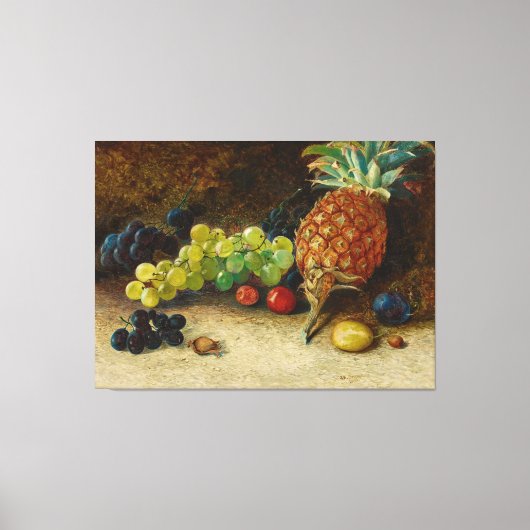 John Atkinson Grimshaw - Still Life With Leinwanddruck (Vorderseite)