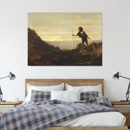 John Atkinson Grimshaw - The Parable of the Lost  Leinwanddruck (Insitu (Schlafzimmer))