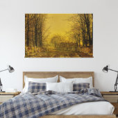 John Atkinson Grimshaw - The Queen’s Highway Leinwanddruck (Insitu (Schlafzimmer))