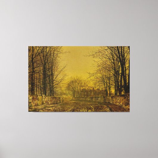 John Atkinson Grimshaw - The Queen’s Highway Leinwanddruck (Vorderseite)