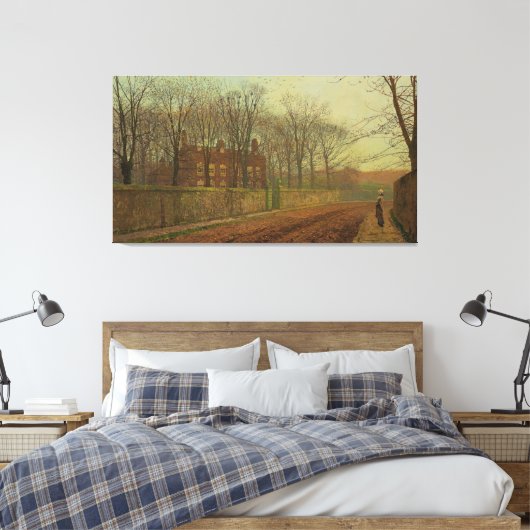 John Atkinson Grimshaw - The Rookery Leinwanddruck (Insitu (Schlafzimmer))