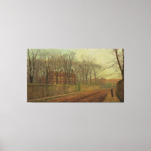 John Atkinson Grimshaw - The Rookery Leinwanddruck (Vorderseite)