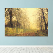 John Atkinson Grimshaw - The Sere and Yellow Leaf Leinwanddruck (Insitu (Holzboden))