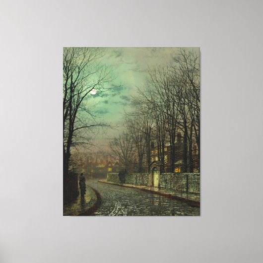 John Atkinson Grimshaw - The Tryst Leinwanddruck (Vorderseite)