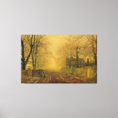 John Atkinson Grimshaw - Under The Beeches Leinwanddruck (Vorderseite)