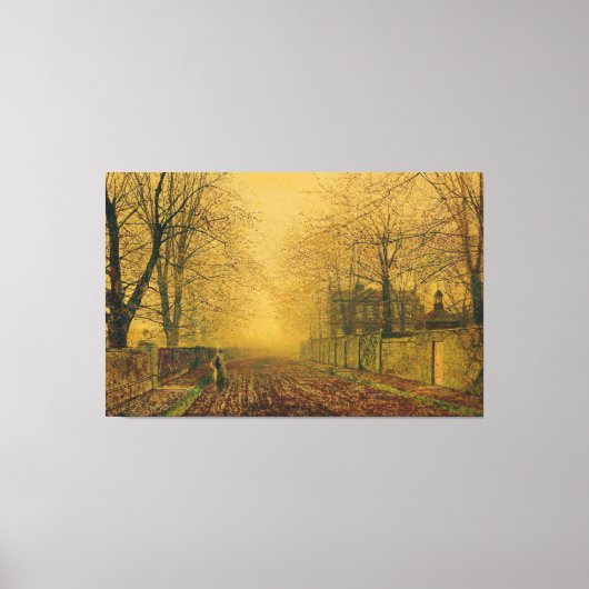 John Atkinson Grimshaw - Under The Beeches Leinwanddruck (Vorderseite)