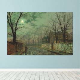 John Atkinson Grimshaw - Under the Silvery Moon Leinwanddruck