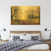John Atkinson Grimshaw - Unter den Buchen Leinwanddruck (Insitu (Schlafzimmer))