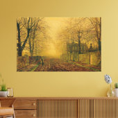 John Atkinson Grimshaw - Unter den Buchen Leinwanddruck (Insitu (Wohnzimmer))