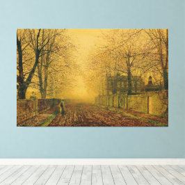 John Atkinson Grimshaw - Unter den Buchen Leinwanddruck