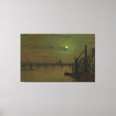 John Atkinson Grimshaw - Waterloo Bridge, London Leinwanddruck (Vorderseite)