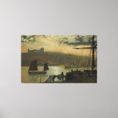 John Atkinson Grimshaw - Whitby Abbey And Church Leinwanddruck (Vorderseite)