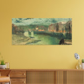 John Atkinson Grimshaw - Whitby Docks  Leinwanddruck (Insitu (Wohnzimmer))