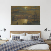 John Atkinson Grimshaw - Whitby From Scotch Head Leinwanddruck (Insitu (Schlafzimmer))